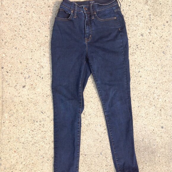 J Crew Jeans Curvy 10 High Rise Skinny 27"         21.2 - Picture 2 of 14